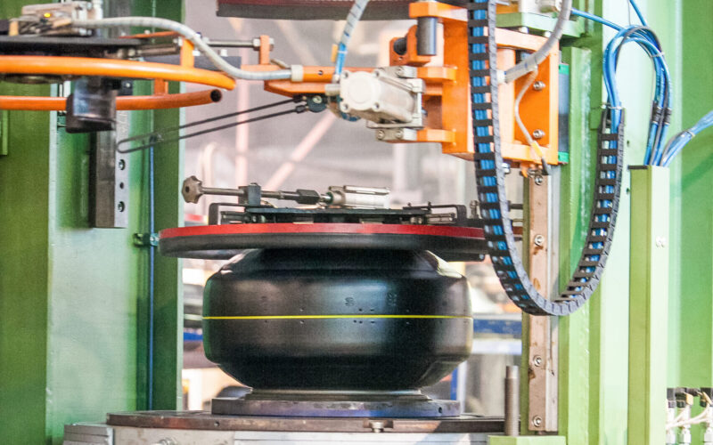 tyre production machine at factory tyre production machine at modern bright factory